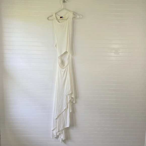 New Free People Bethany Sun Dress White Large Sundress - Picture 4 of 9